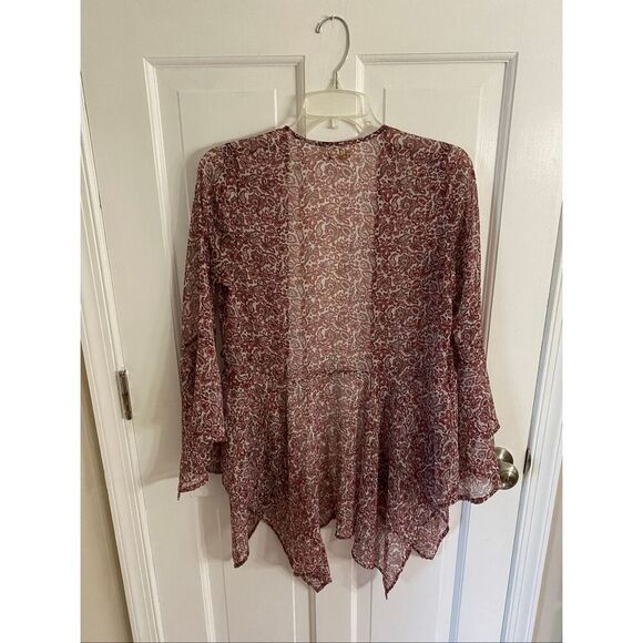 Hollister lightweight floral paisley kimono size XS - Picture 6 of 9